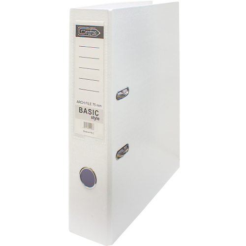 Класьор GRAFOS BASIC PP A4 8см бял